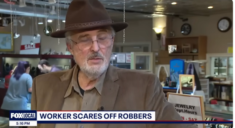 Consignment shop worker, 73, fends off would-be criminals with revolver